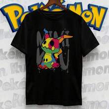 Unisex kortärmad T-shirt, sommar anime Mimikyu Charizard, 100% ren bomull, tryckt T-shirt för män, Harajuku, avslappnad, mångsidig, kortärmad Y2k, , mjuk bomull, vardagskläder, t-shirt bomull, sommar, Y2k-stil, , vatertag, 2000-talsstil, sommartoppar, lättviktigt, andningsbart tyg, utomhusaktiviteter, resor & utflykter, festivalstil, mjuk & lättviktig, sommarsemester, vardagskläder - Svart - Visa 1