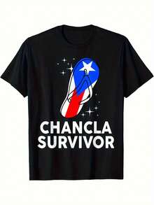 Camiseta de manga corta TeePuerto Rican con diseño de Moneda, Queratina y Superviviente del Mes de la Herencia Hispánica Puertorriqueña, 100% Algodón. - Negro - Ver 6