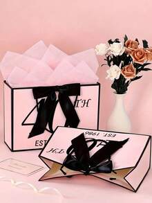 18/30/40/50/60/70° Compleanno Regalo di Anniversario Eleganti Borse di Carta Nere & Oro, Adatte per Uomini & Donne, Borse di Carta per Regali di Festa di Anniversario, Decorazione, Borse di Carta per Confezioni Regalo - Multicolore 7 - Visualizzare 5