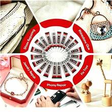 50 PCS 15ml B7000 Clear Super Glue, Rhinestone & Craft Glue With Precision Tip, Bedazzling Kit Supplies For Jewelry Making, DIY, Shoes, Crafts - 50 - 查看 6
