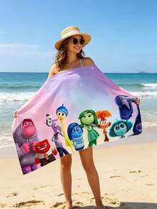 Disney Khăn tắm Zootopia & Joy, Sadness, Anger, Disgust & Anxiety, với hình ảnh Judy Hopps, Nick Wilde, Joy, Sadness và tất cả các cảm xúc, khăn sợi nhỏ nhanh khô cho mùa hè, hồ bơi và du lịch. Được làm từ sợi nhỏ siêu mềm, thấm hút cao, những chiếc khăn này nhẹ, nhanh khô và chống cát - hoàn hảo cho bãi biển, hồ bơi, phòng tập thể dục hoặc các chuyến đi cuối tuần. - Khăn tắm biển - Xem 2