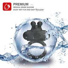 Vibrating Penis Ring Adult Sex Toy For Men, Rabbit Vibrator Silicone Cock Ring For Couple Vibrator, Male Erection Enhancing And Female Clit Vibrators, Adult Sex Toys, Soft Stretchy Cock Rings For Men - one-size - View 7