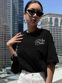 Women T-Shirts - Black - View 3