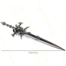 1pc Lich King's Frostmourne Full Metal Craft Model. Exquisite Decor, Collectible Merchandise, Lich King Replica, 2025 Must-Have For Fans! Perfect Gift For Birthday, Christmas, Halloween - Multicolor - View 14