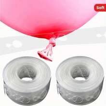2pcs, Balloon Chain, Asymmetric Balloon Glue Chain Buckle, Soft Arch, Balloon Accessories, Wedding Decor, Birthday Decor, Background Wall Arrangement, Party Decor Supplies - One Size Fits All - View 2