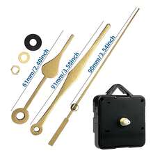 10 Set Kit DIY Mesin Jam Quartz Senyap, Termasuk 10 Pasang Jarum Jam Emas, Panjang Poros 23mm, Cocok Untuk Perbaikan, Penggantian, dan Pembuatan Jam Dinding dan Jam Meja, Dekorasi Rumah dan Kantor, Hadiah Untuk Pecinta Jam - Emas - View 3