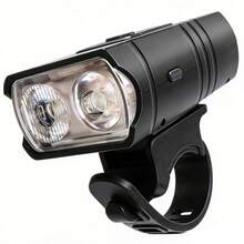 Plastic Bicycle Front Light Outdoor Cycling Sports Bike Light Floodlight Spotlight Portable USB Rechargeable Bicycle Light USB Rechargeable Strong Light Flashlight Cycling Accessories Night Riding Battery Display Mountain Bike Universal - Multicolor - View 8