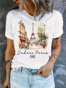Women T-Shirts - White - View 1