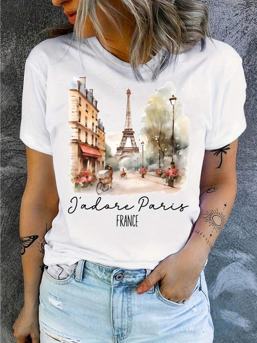 Women T-Shirts - White - View 1