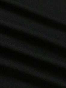Camiseta con Estampado Vibrante "Amo a Mi Esposo" - Cuello Redondo Casual, Manga Corta para Mujer |   Poliéster suave, no transparente |   Perfect For SummerCamiseta Algodón - Negro - Ver 5