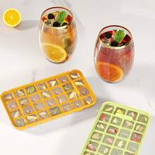32/64/96 Cavity PP Ice Cube Tray Set With Lid (Includes Storage Box) - Dedicated For Cold Drinks, Essential For Summer, Fit For Refrigerator - Multicolor - View 5