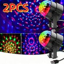 Ánh sáng sân khấu nhỏ bằng pha lê Disco Ball Crystal dành cho bữa tiệc Dj, khiêu vũ, Ktv và quán bar - Nhiều màu - Xem 12