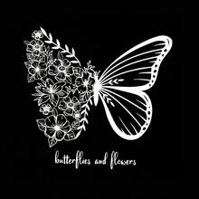 Butterfly Heat Transfer Decals - DIY Washable Stickers, Suitable For T-Shirts, Jeans, Backpacks | Mixed Colors, Polyester Material - Black - View 6