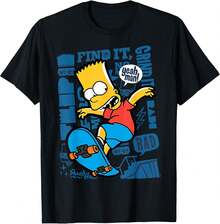 Estética académicaEstética académicaBart Yeah Man Grind It Rad Skate T-Shirt,Retro Y2K,Camisetas de apoyo al Mundial,Dulce niña,Camisa de manga corta para hombre,Camiseta de mujer de algodón puro,Camisetas con estampados de dibujos animados tremendamente populares,camisetas infantiles,Retro Y2K,Camisetas de apoyo al Mundial,Dulce niña,Camisa de manga corta para hombre,Camiseta de mujer de algodón puro,Camisetas con estampados de dibujos animados tremendamente populares,camisetas infantiles - Negro - Ver 6