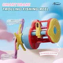 Teben Linglong Youth Edition Dc Drum Reel, 7.2:1 Speed Ratio, 5+1 Metal Double-Sealed Bearings, 5kg Maximum Braking Force, High Precision, High Pressure Resistance, Fifth-Generation Unloading Alarm, General-Purpose Long-Range Anti-Explosion Line Noise Micro-Object Luya Fishing Reel - Magnetic Brake Version - Left Side - View 7
