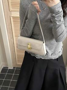 Nueva bolsa de teléfono de verano, bolsa brillante para debajo del brazo, mochila pequeña - Blanco - Ver 7