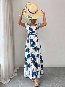 Women Midi Dresses - 皇家藍 - 查看 8
