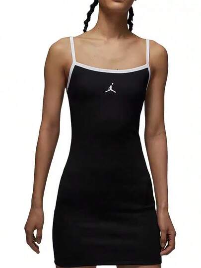 Nike JORDAN 女士紧身透气弹力修身连衣裙