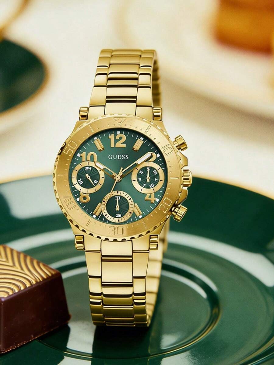 Đồng hồ GUESS thiết yếu cho công việc và cuộc sống hàng ngày: Đồng hồ thạch anh với bộ máy hoạt động êm ái, thanh lịch GW0465L5 - Hoa hồng vàng - Xem 1