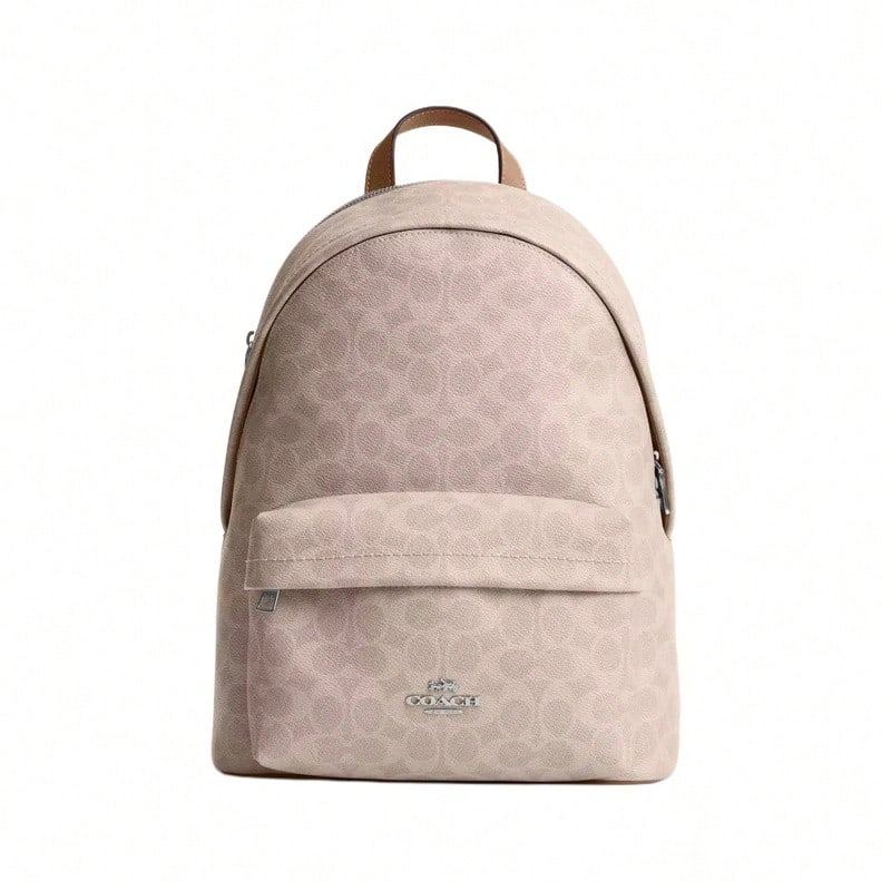 Mochila Blanca Coach Taylor Signature CDW76SVPWH - Amarillo arena/marrón grisáceo CDW76SVPWH - Ver 1