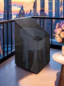 1 chiếc bọc ghế ngoài trời 64*64*120/70cm, bọc đồ nội thất sân vườn, bọc ghế chống thấm nước, bọc ghế thư giãn ngoài trời. - màu đen - Xem 5