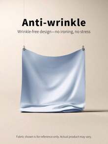 Top de satén sin mangas para mujer, elegante y romántica de unicolor, para uso casual y de negocios, adecuada para oficina, diario, otoño - Azul - Ver 9