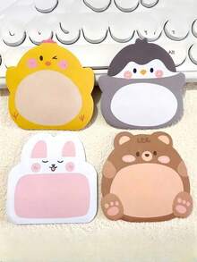 24pcs/Set Cute Cartoon Animal Pattern Memo Pads, Creative Upright Sticky Notes, 20 Sheets Per Book, 160 Sheets Total, Christmas Gift Or Prize - A - View 4