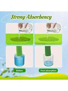 6/12/18PCS Reusable Microfiber Mop Mats. Suitable For: - Dry And Wet Cleaning Cloths - Mop Head Replacements With Washable Refills. Suitable For Household Floors. - 綠色的 - 查看 5