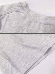 Women's Short-Sleeved Crew Neck T-Shirt, European And American Style, Lightweight And Breathable, With An American-Inspired Design Featuring 1776 Motifs And The National Flag, Suitable For Casual Autumn Wear, A Fashionable And Comfortable Printed Blouse, Versatile And Urban Style - Breathable And Skin-Friendly. - 淺花灰 - 查看 5