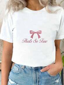 Moda A la moda NEWThat_S Entonces Verdadero Gracie Abrams Mercancía El Secreto de Nosotros Gratis Ahora Gracie A la moda Mujeres Informal Camiseta - Redondo Cuello Corto Manga Impreso Camiseta - Cómodo, Transpirable Versátil - Adecuado para Al aire libre Deportes, Viajes Fácil a Cuidado Primavera Y Summ-Vintage Calle Estilo Unisexo Suelto Algodón Corto Manga Tripulación Cuello Camiseta - Blanco - Ver 6
