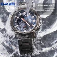 Casio Reloj de pulsera analógico-digital deportivo de negocios con conexión Bluetooth, resistente al agua 100m, reloj de cuarzo para hombres ECB-20YDC-1APR - Unitalla - Ver 1