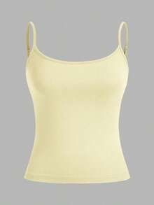 Set de 3 camisetas de tirantes ajustadas informales para mujer, adecuadas para el verano - Multicolor 5 - Ver 6