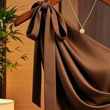 Women Blouses & Shirts - 酒紅色 - 查看 4
