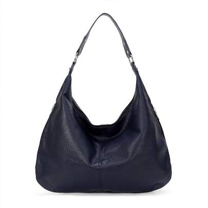 The New Waterproof Oil Wax Leather European And American Retro Commuter Tote Bag Large-Capacity Female Bag High-End Shoulder Bag