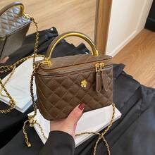 BV Bottega Bang Bang Bolso de mujer tejido a mano de cuero genuinodebolso de manotipocuboconpatróntejidoparamujer,bolsodemarca,elegantebolsodemanoparaseñorabolsaderegaloexquisita,bolsodebolso de manodelujoparamujer,bolsocruzadodemodaparamujer,adecuadoparachicas,estudiantesnivel universitariodamasdeoficina,madresdemedianaedadparausodiario,comprasoficina,clase,reuniones,citas,actividadesalairelibretambiénunregaloidealparabolso de mujerdemanoparamujer,modelonuevo2026,pequeñobolsodehombroacolchadoestiloChanelconcadena,bolsocruzadodealtaGamma. - Beige [Producto más vendido en comercio electrónico transfronterizo] - Ver 5