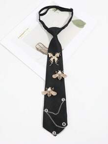 1 chiếc cà vạt kẹp đa năng dành cho nữ, trang trí hình bướm và ong, thích hợp cho các buổi đi chơi thường ngày, hẹn hò, du lịch, lễ hội. - Nhiều màu - Xem 16