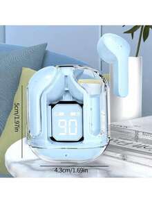 原装T2透明无线蓝牙耳机，HIFI音质，蓝牙5.3，高品质无线耳机，适用于所有智能手机 - 查看 5