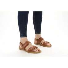 Vionic Cassidy Slingback Sandals - 7.5 + Vải lanh vàng, kim loại, da - Xem 3