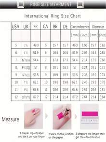 1pc S925 Sterling Silver Inlaid Synthetic Zirconia Teal Geometric Square Ring, Elegant Quality Jewelry For Women's Daily And Party Wear - Yellow Gold - View 7