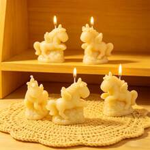 3D独角兽翅膀硅胶蜡烛模具,可爱3D小马硅胶模具,适用于香薰蜡烛、手工皂、树脂浇铸、石膏、DIY工艺品、家居装饰,是蜡烛制作爱好者的独特礼物 - Unicorn - 查看 6