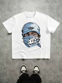 ChristmasLocker Seated-Shirt With Digital Full Print (Wide Neckline) OEMHot Item - 白色 - 查看 5