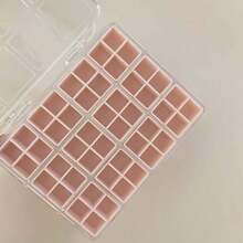 1個 48格透明壓克力美甲配件收納盒，分格迷你整理盒，適用於美甲水鑽、彩色珠子、金屬飾品分類，日式精緻透明收納，美甲沙龍 / 家用DIY美甲 / 小飾品通用便攜盒 - 彩色 - 查看 13