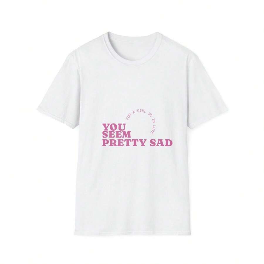 You Seem Pretty Sad T-Shirt Olivia Rodrigos Lyric Tee - - 白色 - 查看 1