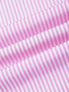 Set de 2 pantalones holgados de verano de mujer a rayas en color pastel tejidos - Multicolor - Ver 4