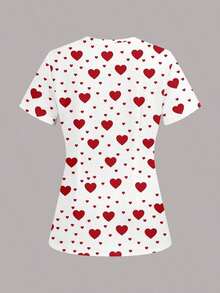 Top de pijama con estampado de dibujos animados para mujer - Multicolor 5 - Ver 2