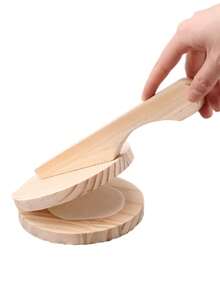 Upgraded Household Dumpling Dough Press With Multi-Functional Grinder And Manual Skin Pressing Tool For Kitchen, A Must-Have For Cooking Lovers - Wood Color - View 5