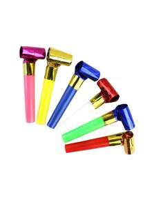 100pcs Colorful Tassel Party Whistles, Noise Makers Suitable For Parties, Birthdays, Graduations, Easter, Valentine's Day And Other Celebration Events - Multicolor - View 7