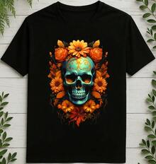 Skull T-Shirt Cool Skulls Ms1030 - Black - View 1