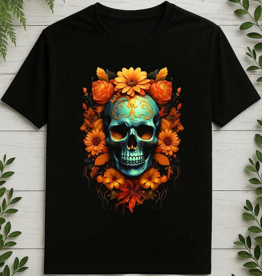 Skull T-Shirt Cool Skulls Ms1030 - Black - View 1