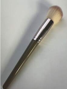 Brocha de polvos extra grande de alta calidad, brocha de maquillaje facial suave y esponjosa de uso múltiple, brocha de maquillaje dedicada para aplicar polvos - Gris Oscuro - Ver 8